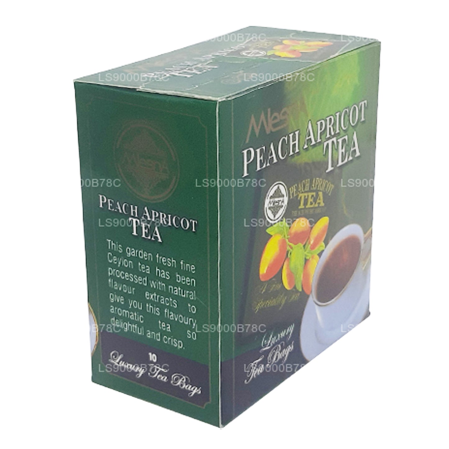Mlesna Şeftali Kayısı Çayı (20g) 10 Lüks Çay Poşeti