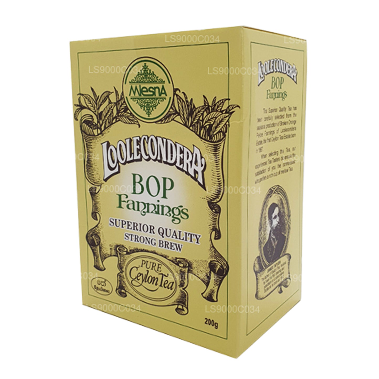 Mlesna Loolecondera BOP Fannings Strong Brew Gevşek Çay (200g)