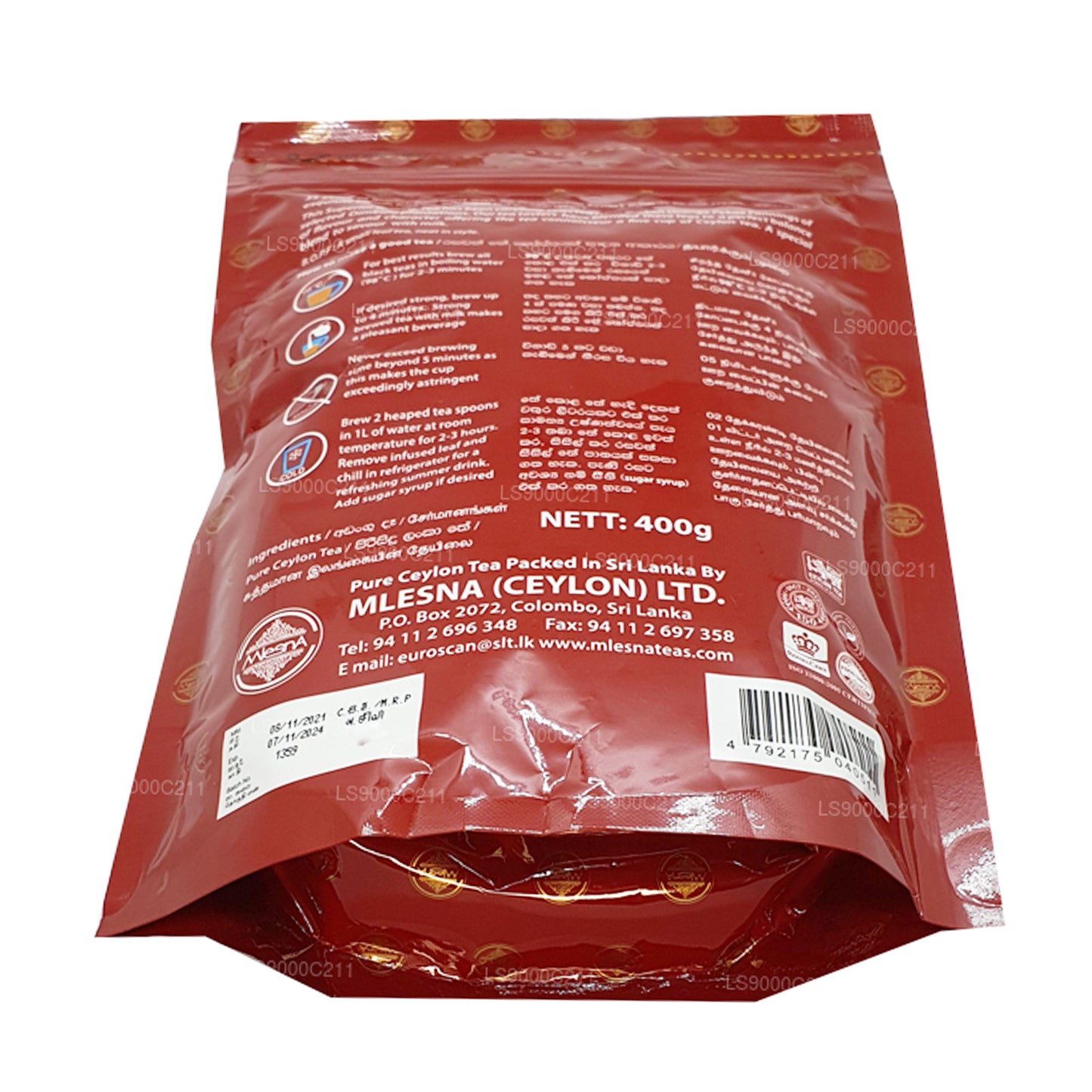 Mlesna Güçlü Demleme Çayı (400g)