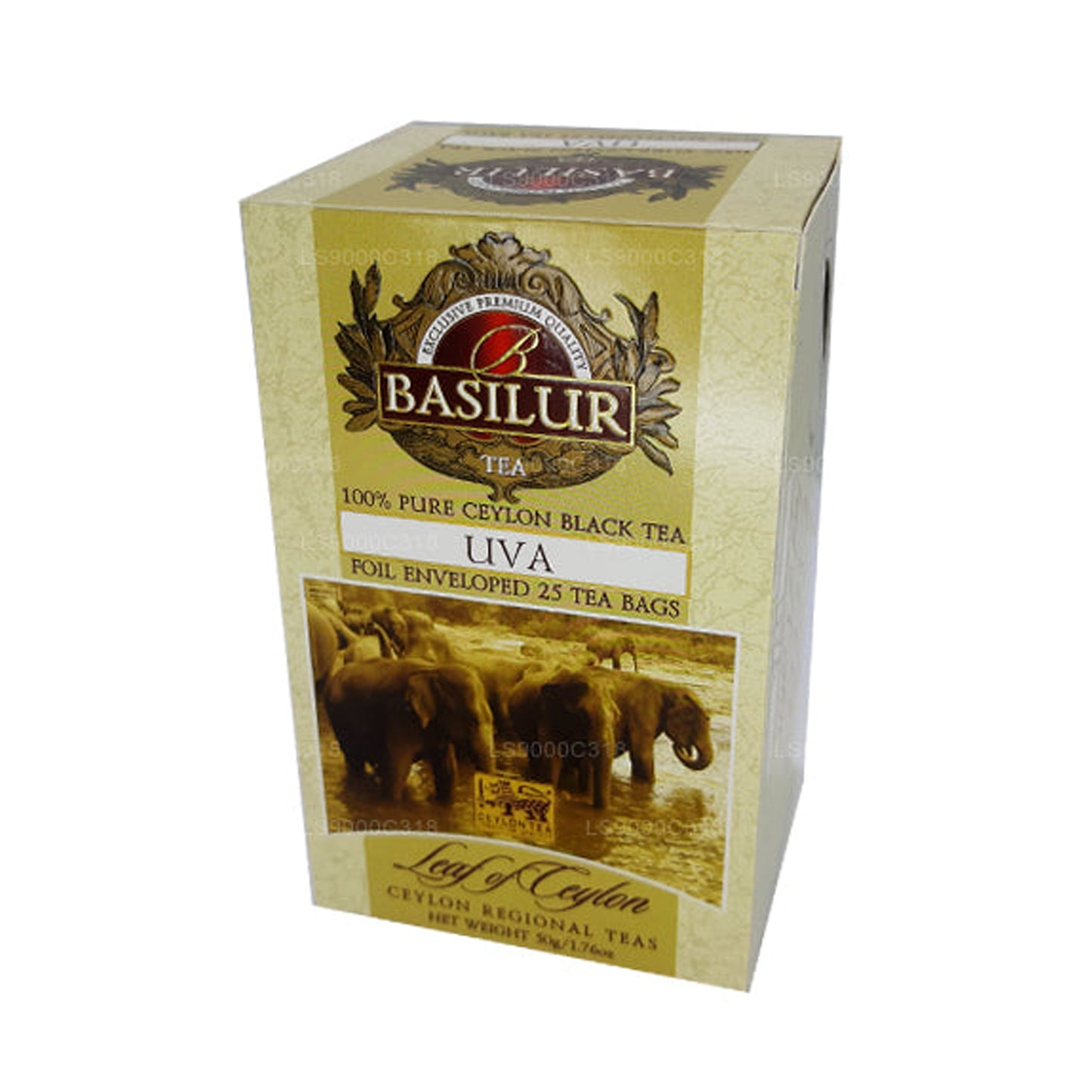 Seylan Basilur Yaprağı “Uva” Saf Siyah Çay (50g)