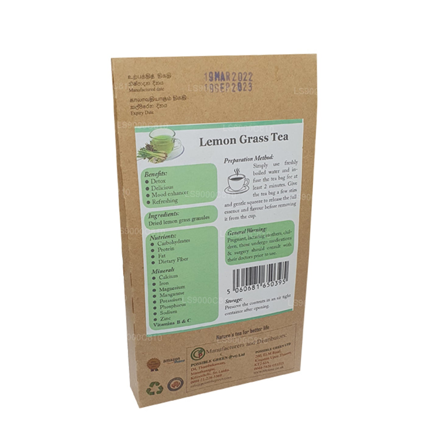 Lifetone Limon Çayı (30g)