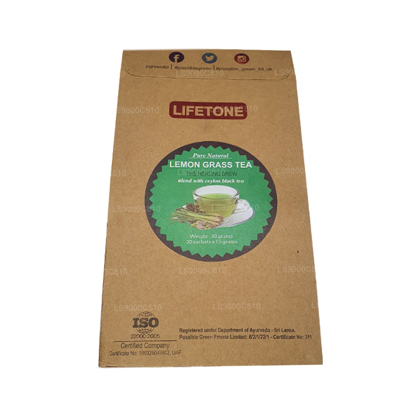 Lifetone Limon Çayı (30g)
