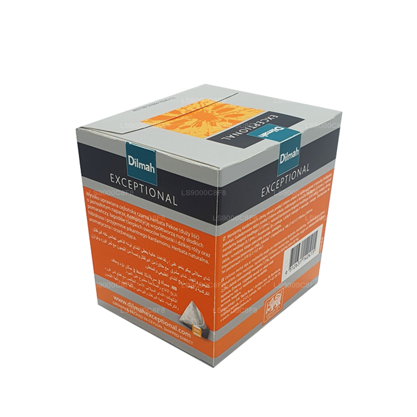 Dilmah Olağanüstü Canlı Kireç ve Portakal Füzyonu Gerçek Yaprak Çay (40g) 20 Çay Poşeti