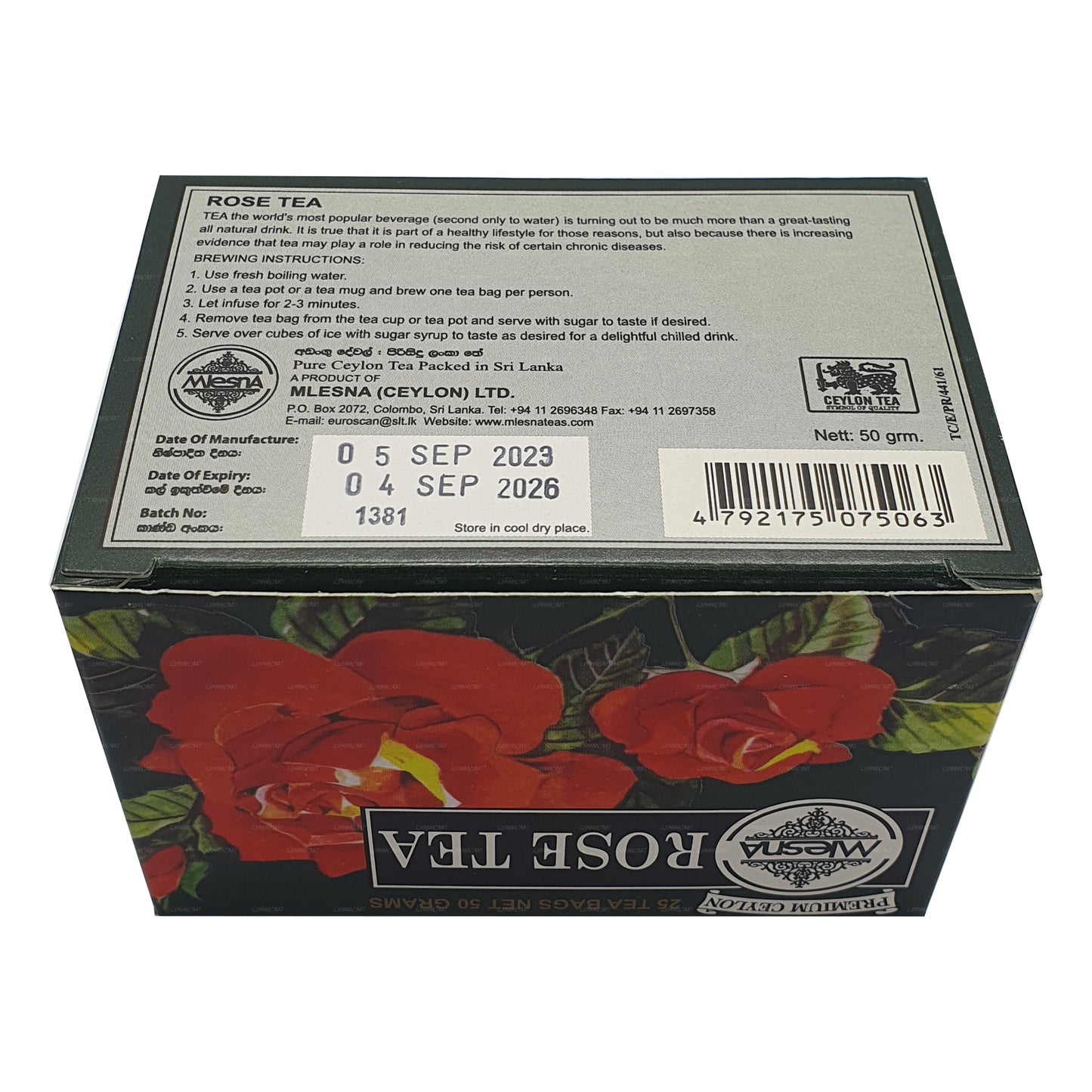 Mlesna Gül Çayı (50g) 25 Çay Poşeti