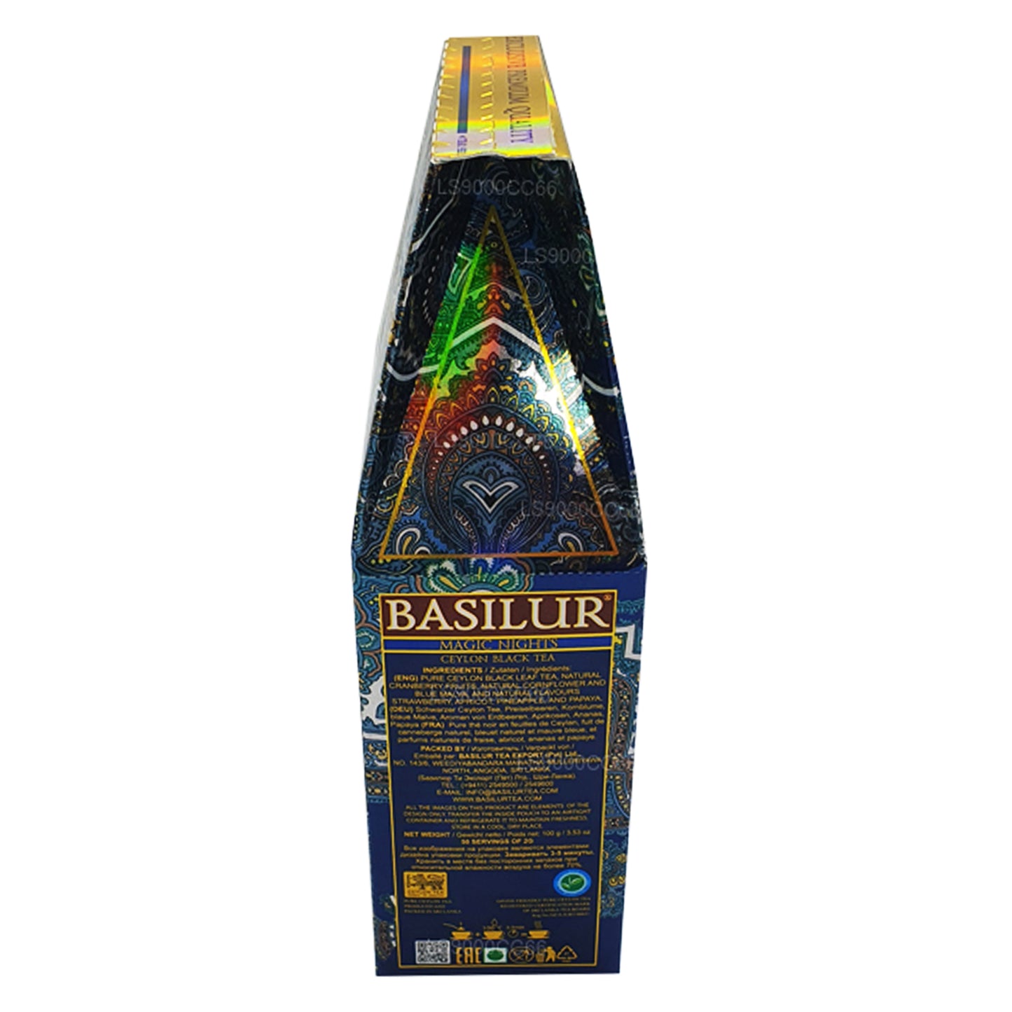 Basilur Sihirli Gece Seylan Siyah Yaprak Çay (100g)