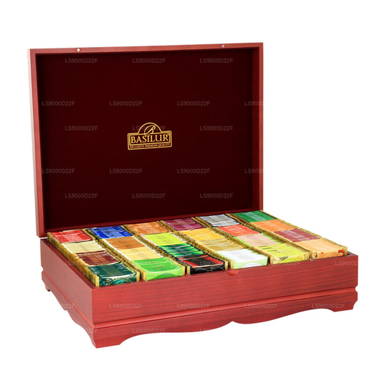 Basilur Executive Gifts Çeşitli 240 Çay Poşeti Ahşap Presenter (450g)