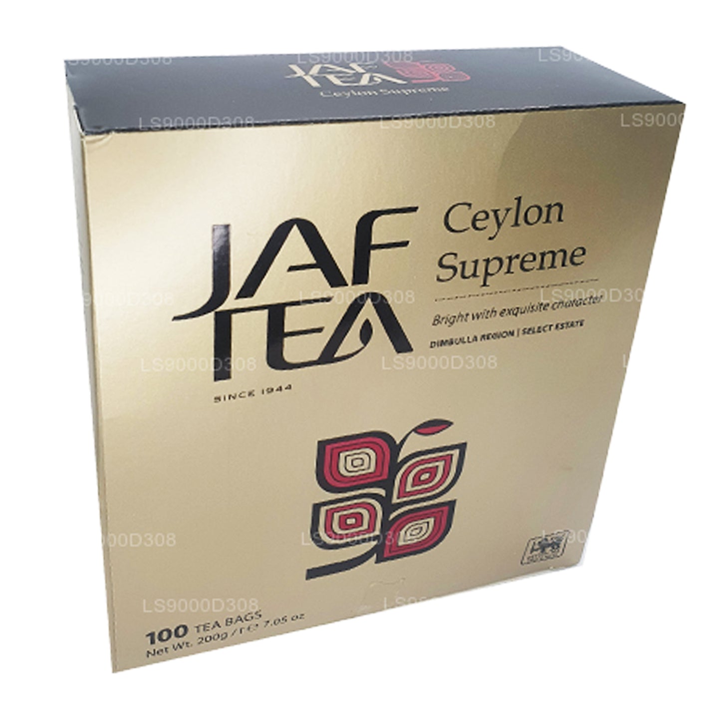 Jaf Tea Klasik Altın Koleksiyonu Seylan Supreme 100 Çay Poşetleri İp ve Etiket (200g)