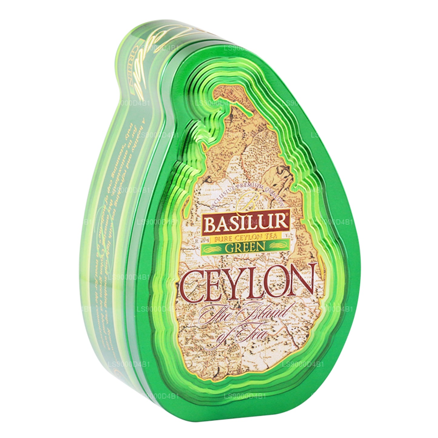 Çay Basilur Adası “Yeşil” (100g) Caddy