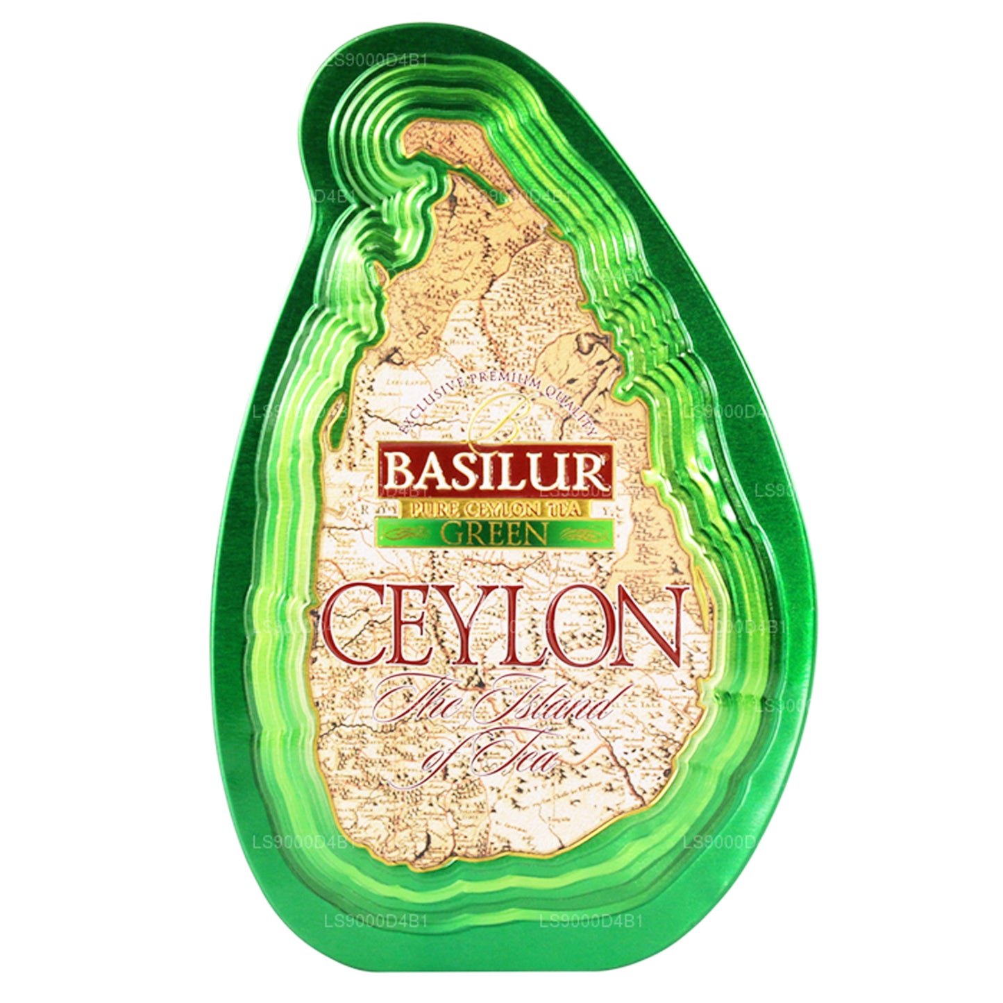 Çay Basilur Adası “Yeşil” (100g) Caddy