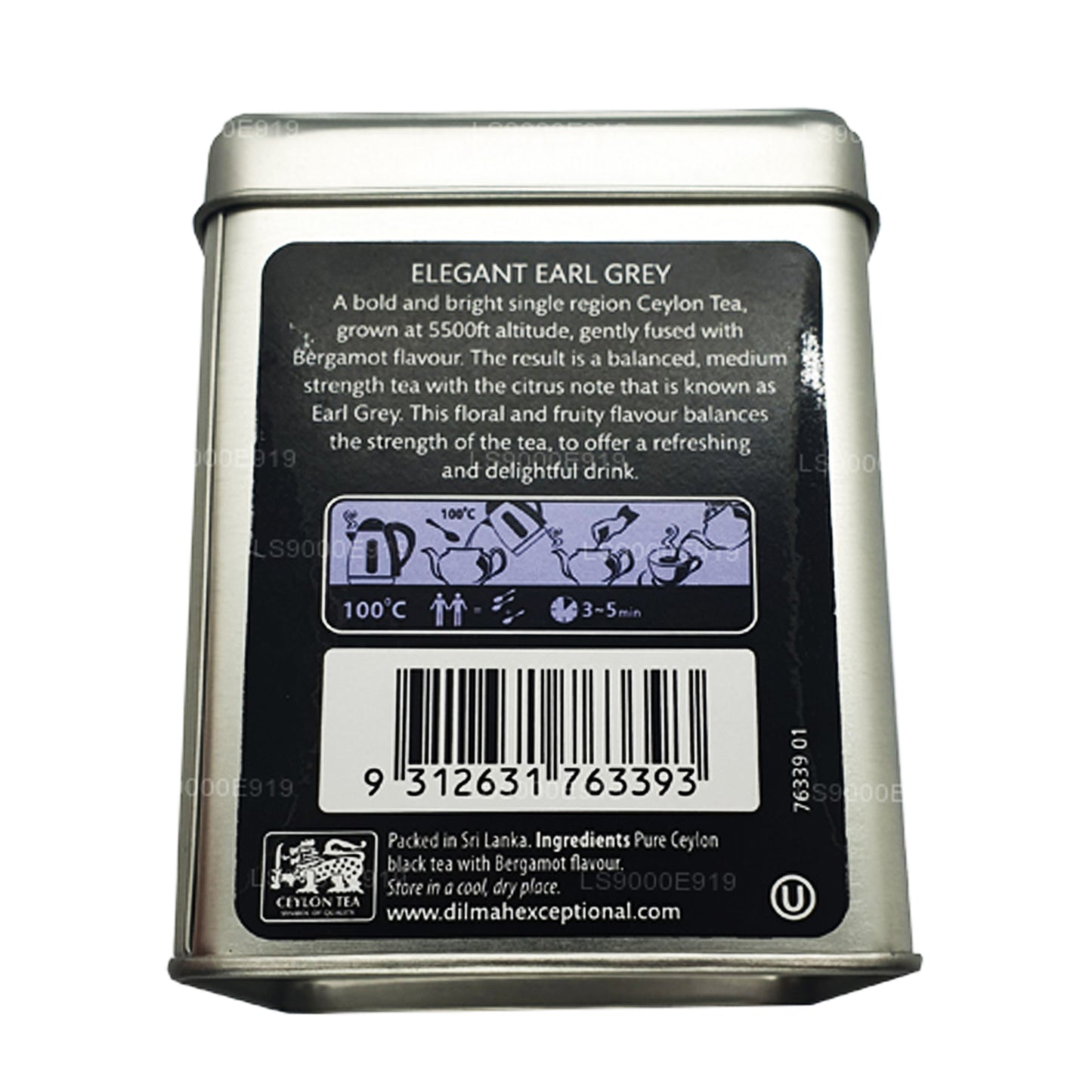 Dilmah Olağanüstü Zarif Earl Grey Gerçek Yaprak Çay (100g)