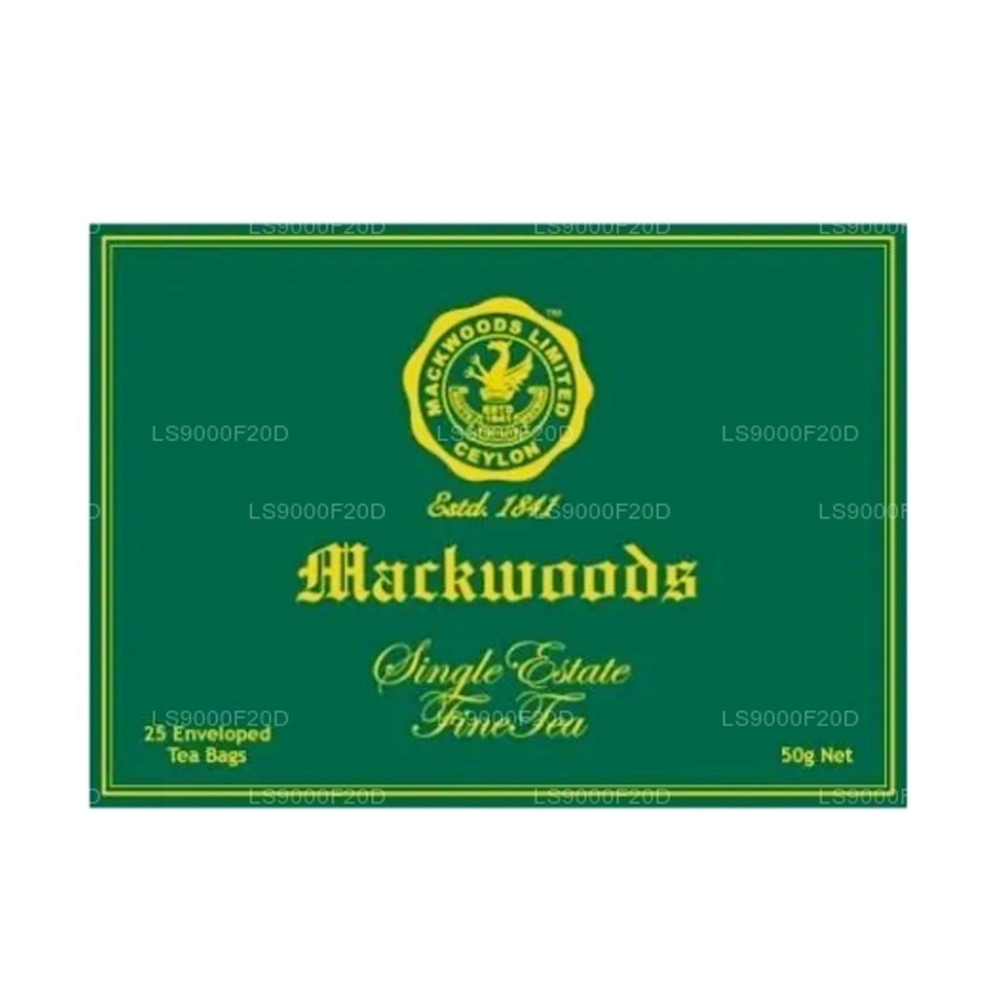 Mackwoods Classic, İnce Siyah Çay, 25 Zarflı Çay Poşetinde (50 gr)