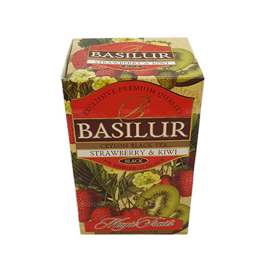 Basilur Çilek ve Kivi (50g) 20 Çay Poşeti