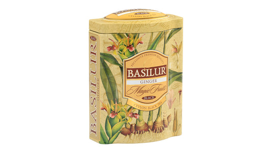 Zencefilli Caddy ile Basilur Saf Seylan Siyah Çay (100g)