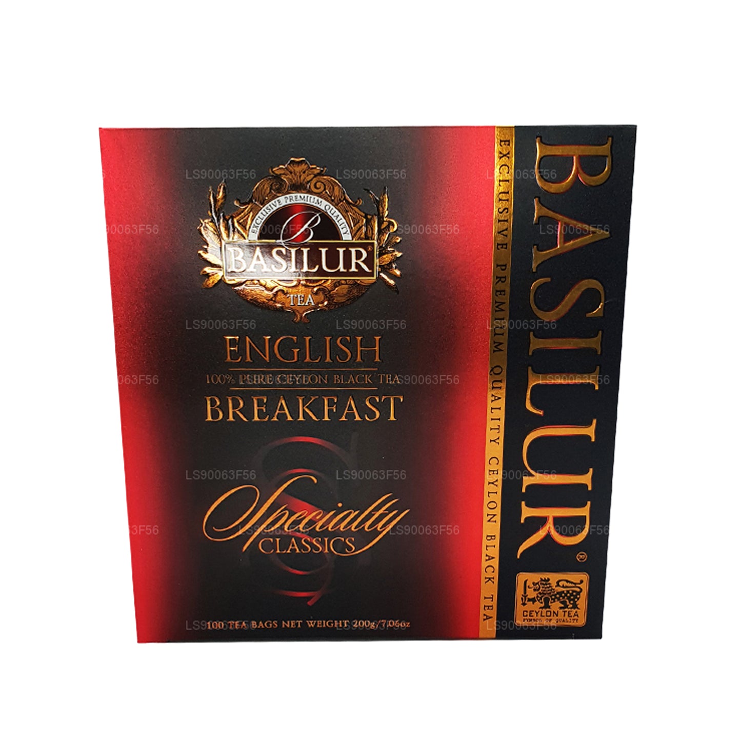 Basilur İngiliz Kahvaltısı Saf Seylan Siyah Çay (200g) 100 Çay Poşeti