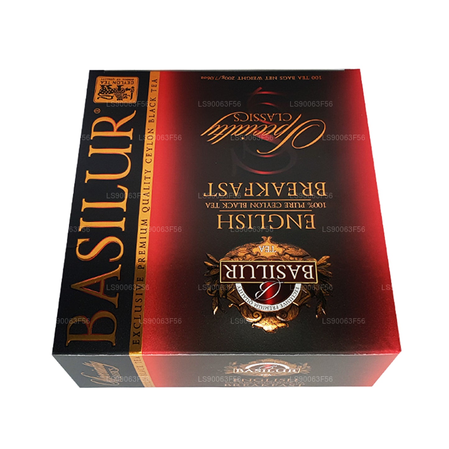 Basilur İngiliz Kahvaltısı Saf Seylan Siyah Çay (200g) 100 Çay Poşeti