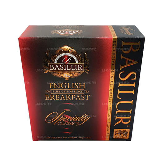 Basilur İngiliz Kahvaltısı Saf Seylan Siyah Çay (200g) 100 Çay Poşeti
