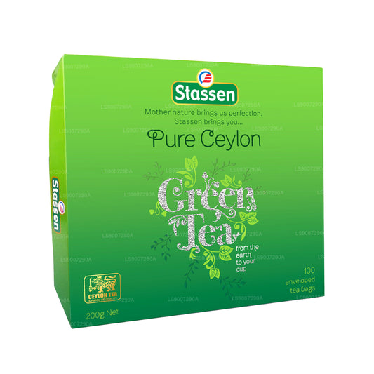 Stassen Saf Seylan Yeşil Çay (200g) 100 Çay Poşetleri