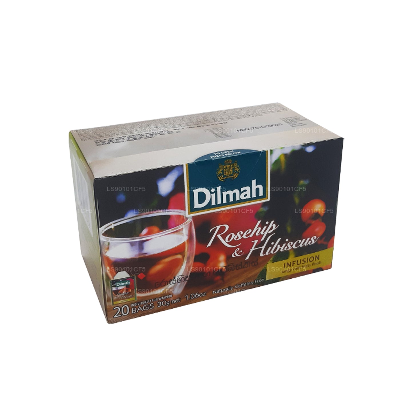 Dilmah Kuşburnu & Hibiscus Aromalı Siyah Çay (30g)