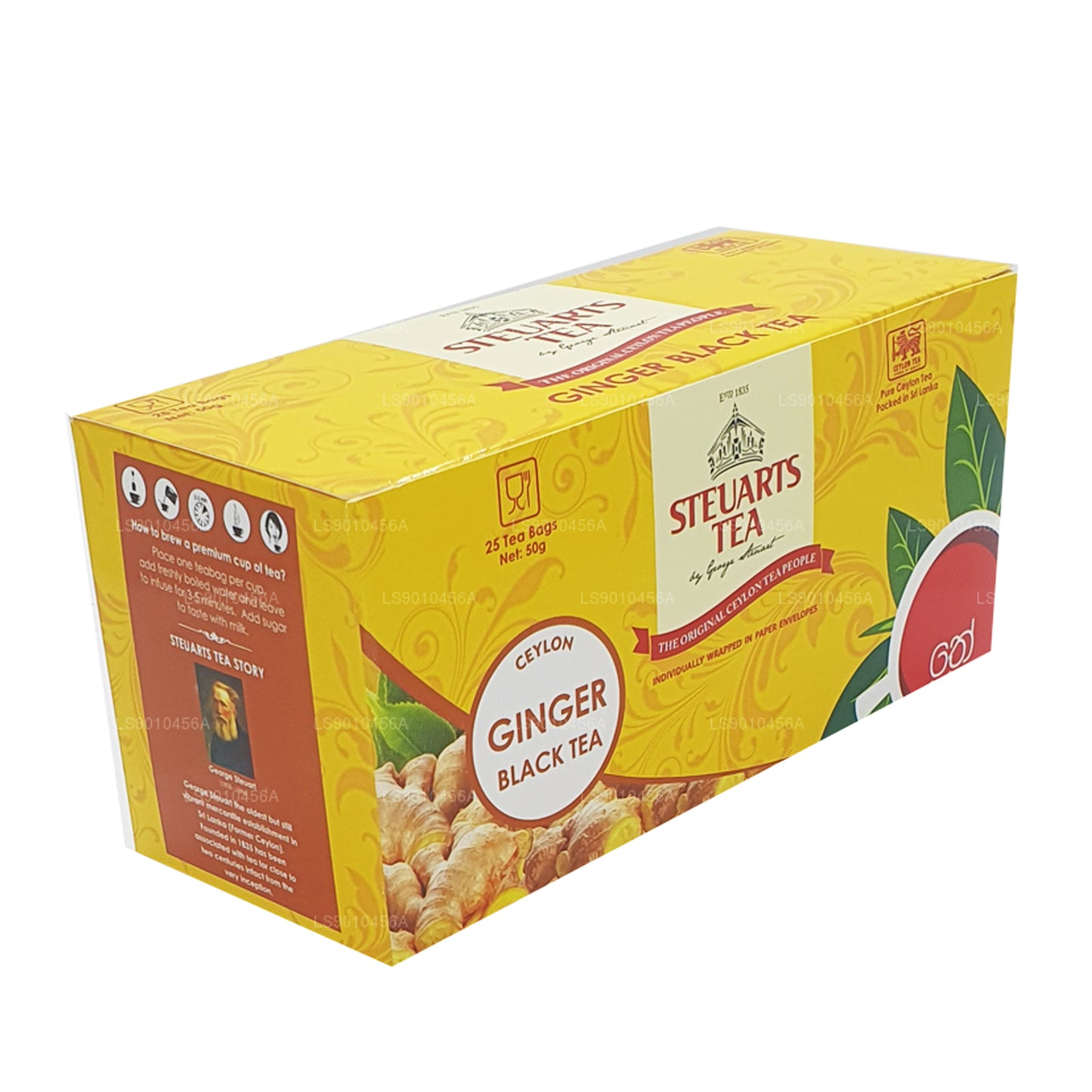 George Steuart Zencefil Siyah Çay (50g) 25 Çay Poşeti
