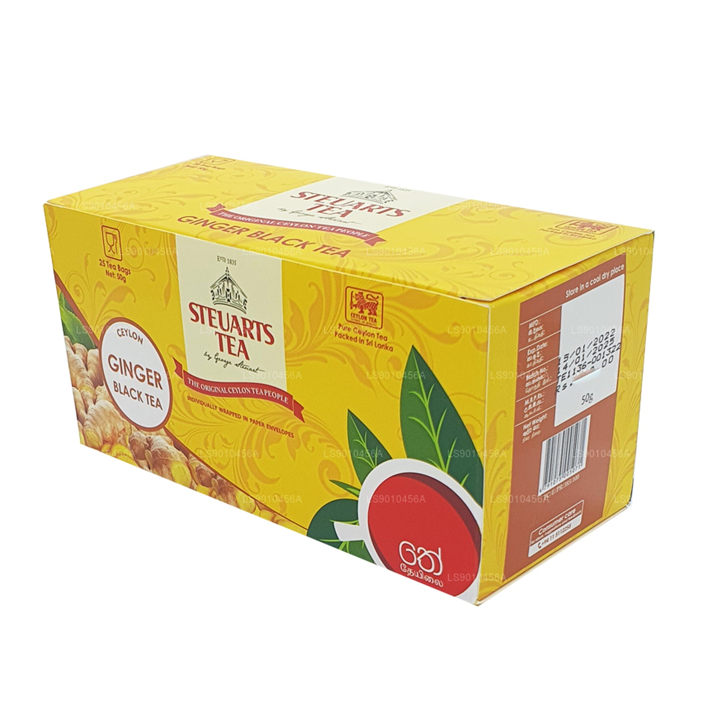 George Steuart Zencefil Siyah Çay (50g) 25 Çay Poşeti