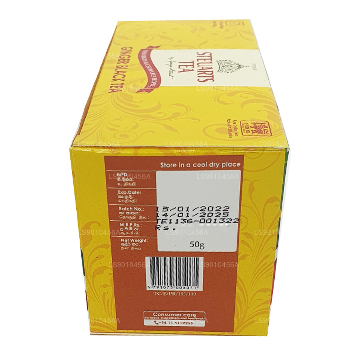 George Steuart Zencefil Siyah Çay (50g) 25 Çay Poşeti