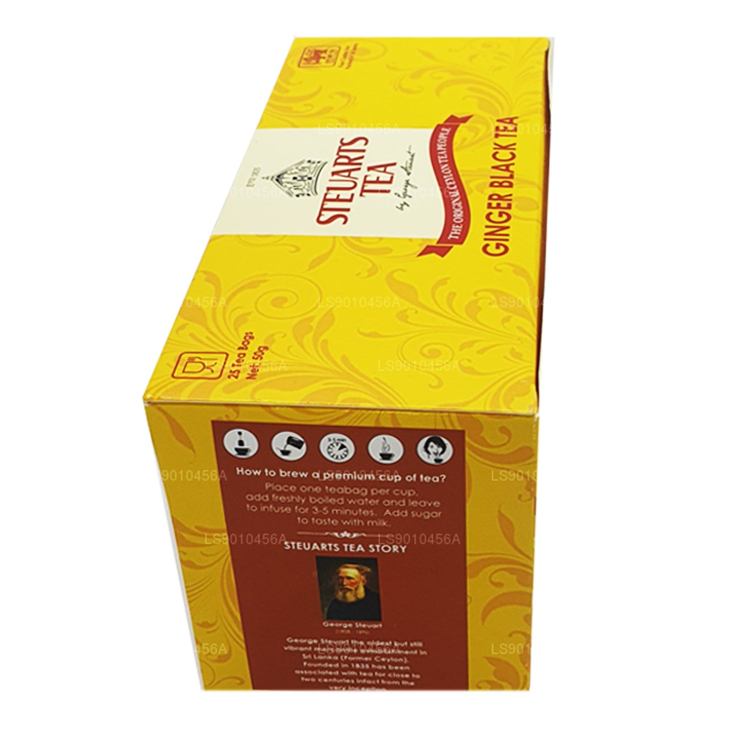 George Steuart Zencefil Siyah Çay (50g) 25 Çay Poşeti