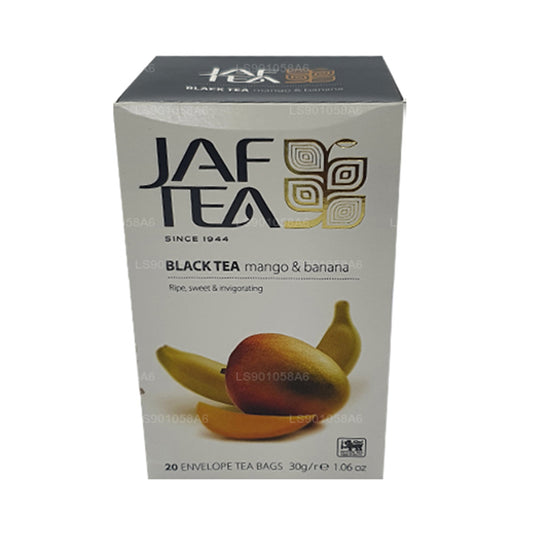 Jaf Çay Saf Meyveler Koleksiyonu Siyah Çay Mango Muz (30g) 20 Çay Poşeti