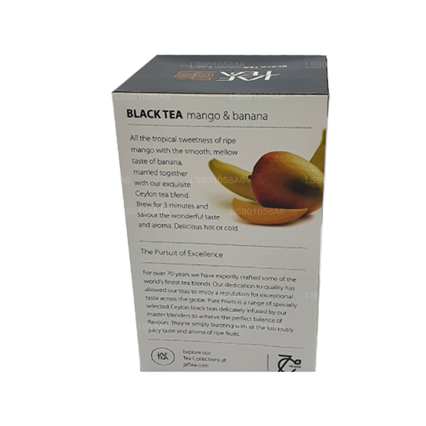 Jaf Çay Saf Meyveler Koleksiyonu Siyah Çay Mango Muz (30g) 20 Çay Poşeti