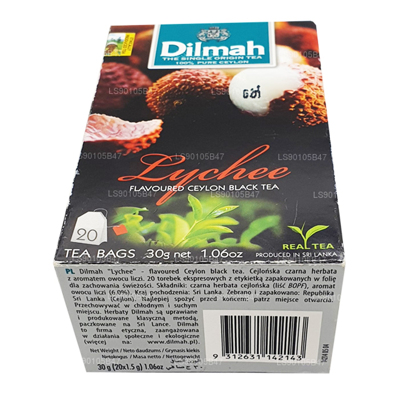 Dilmah Lychee Aromalı Siyah Çay (30g)