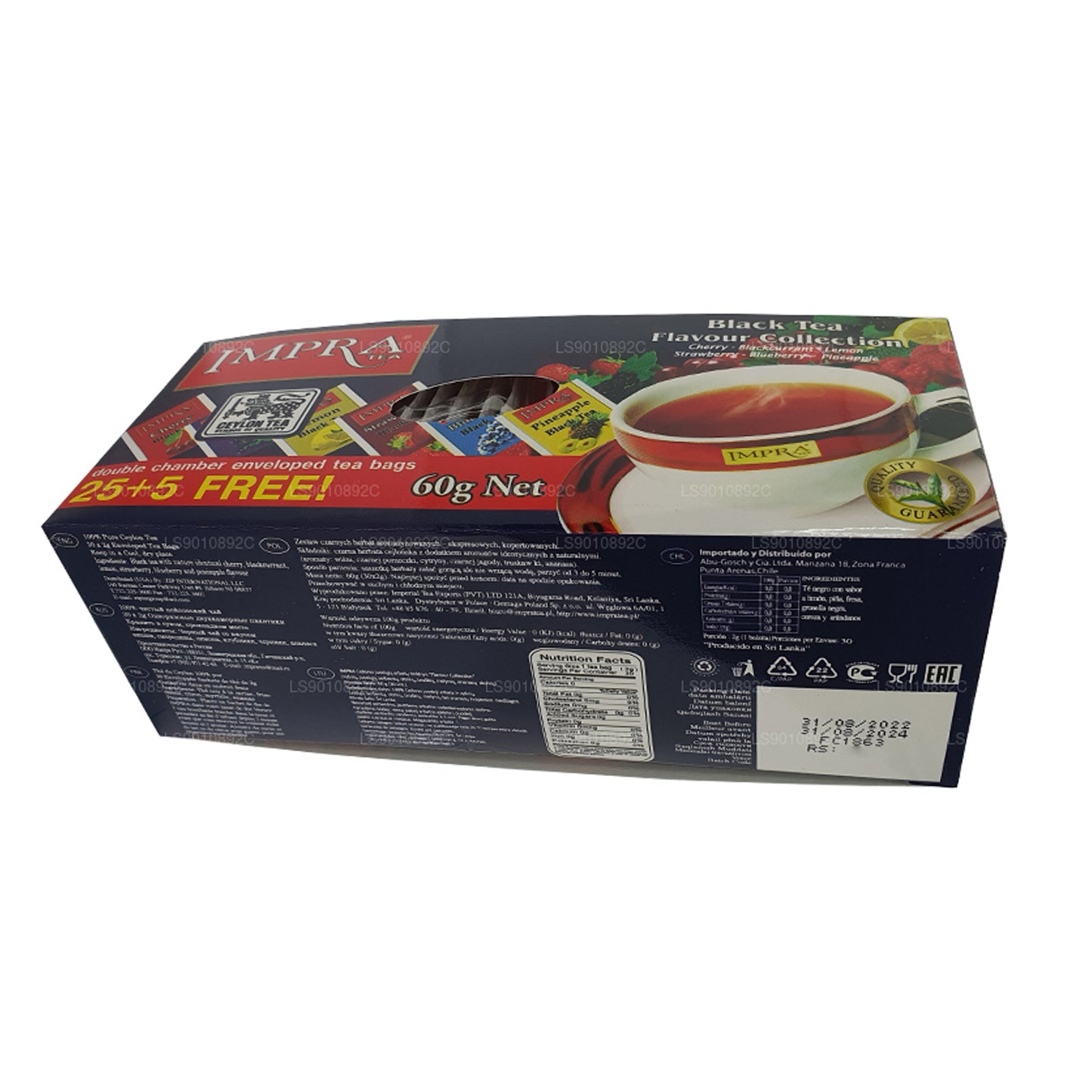 Impra Flavor Collection Seylan Siyah Çay (60g) 30 Poşet Çay
