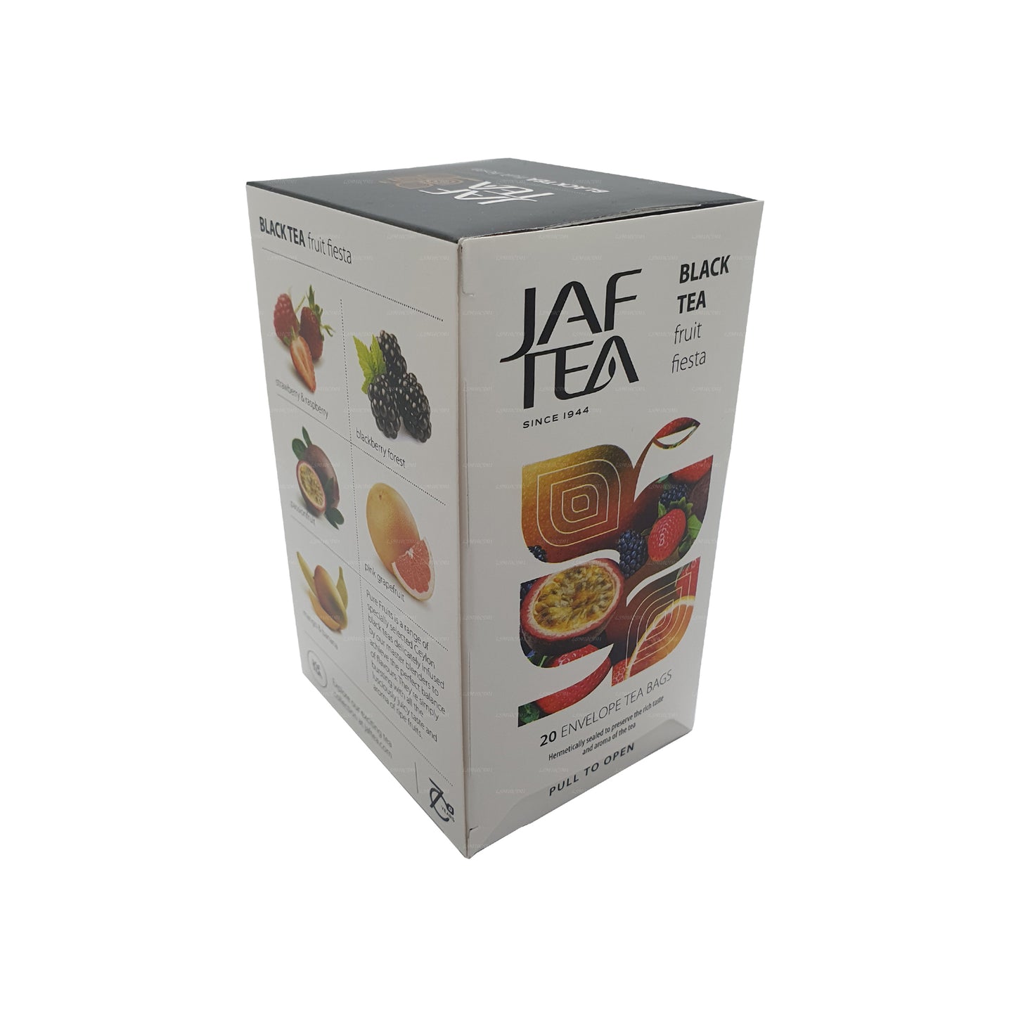 Jaf Çay Saf Meyveler Koleksiyonu Siyah Çay Meyve Fiesta (30g) 20 Çay Poşeti