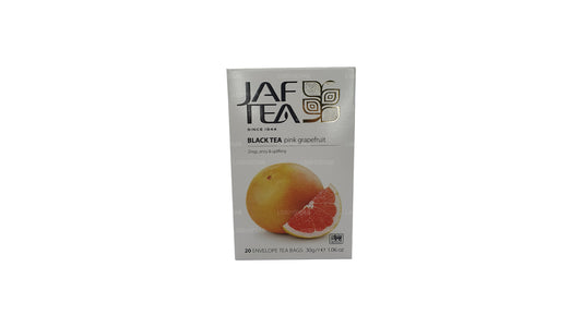 Jaf Çay Saf Meyve Koleksiyonu Siyah Çay Pembe Greyfurt Folyo Zarflı Çay Poşetleri (30g)