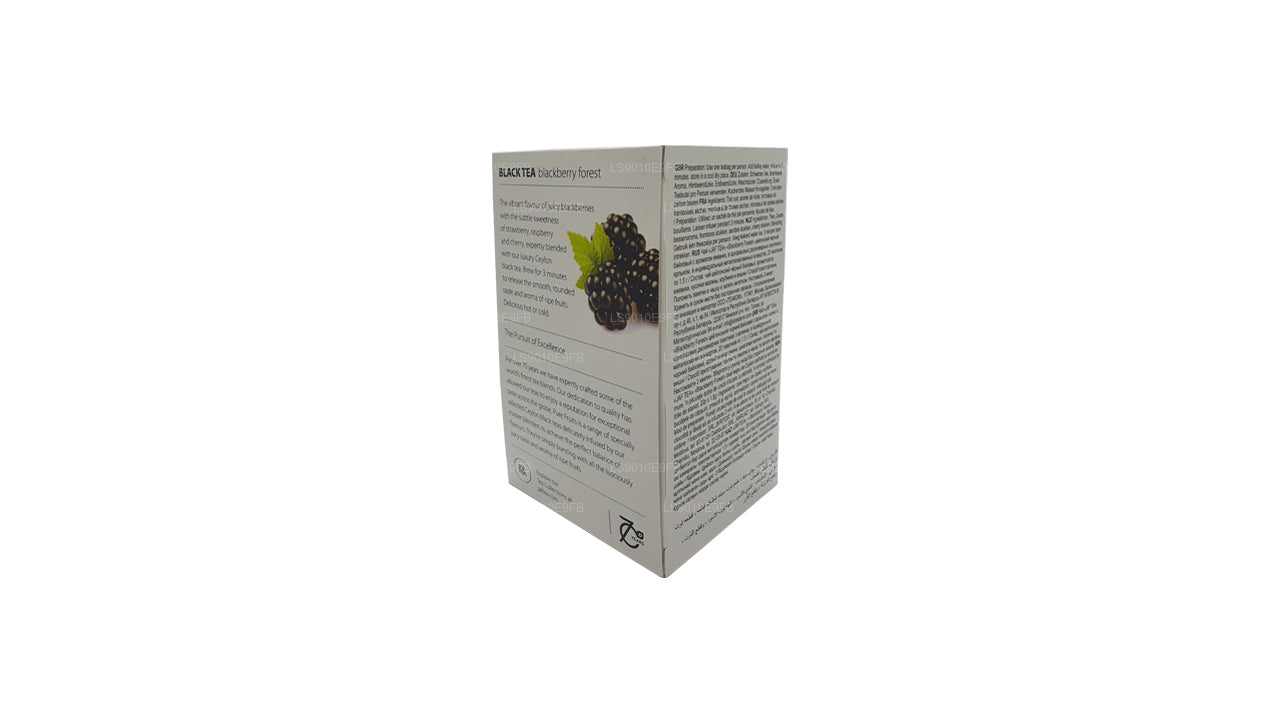 Jaf Çay Saf Meyveler Koleksiyonu Siyah Çay Böğürtlen Orman Folyo Zarf Çay Poşetleri (30g)