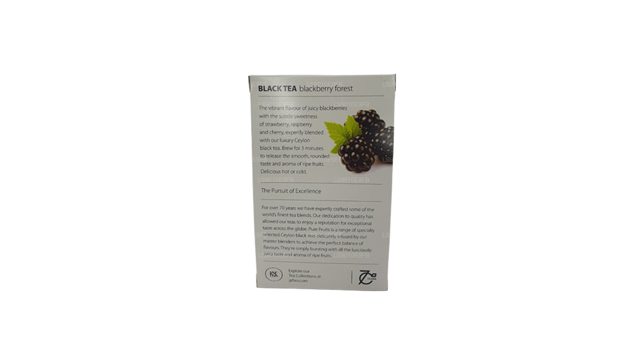 Jaf Çay Saf Meyveler Koleksiyonu Siyah Çay Böğürtlen Orman Folyo Zarf Çay Poşetleri (30g)