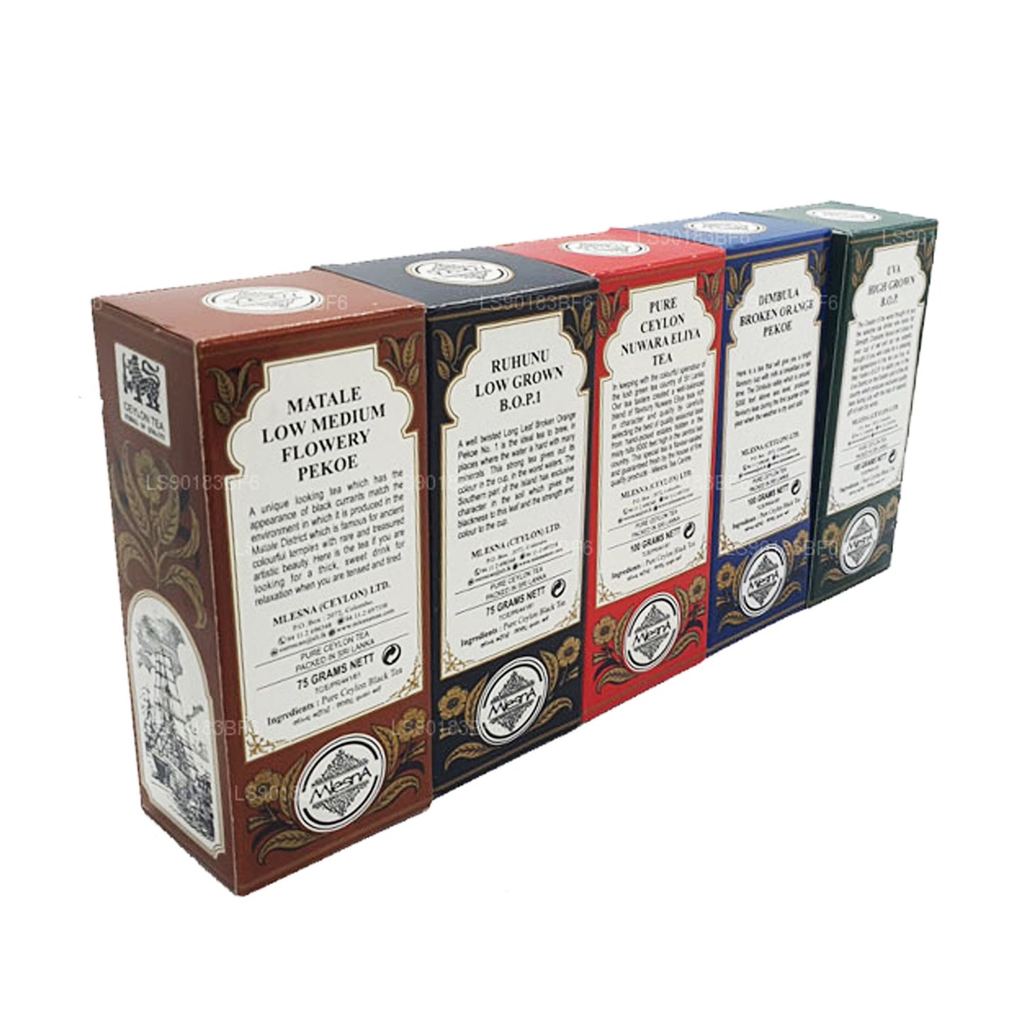 Mlesna Matale Ruhunu Nuwara Eliya Dimbula Uva Seylan Siyah Çay (450g)