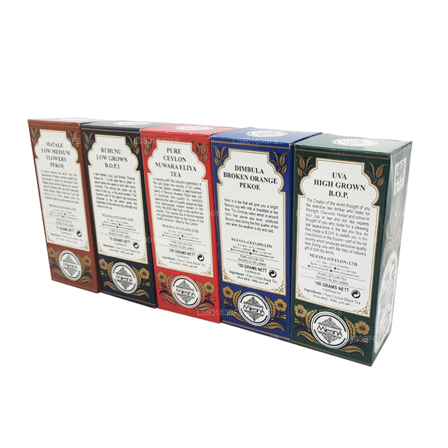 Mlesna Matale Ruhunu Nuwara Eliya Dimbula Uva Seylan Siyah Çay (450g)