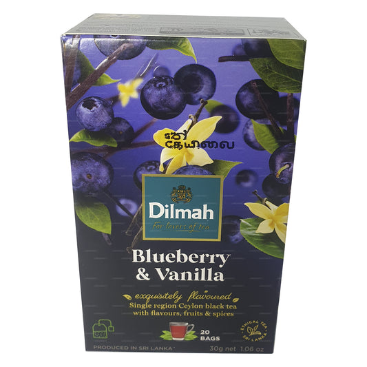 Dilmah Yaban Mersini ve Vanilya Aromalı Çay (40g) 20 Poşet Çay
