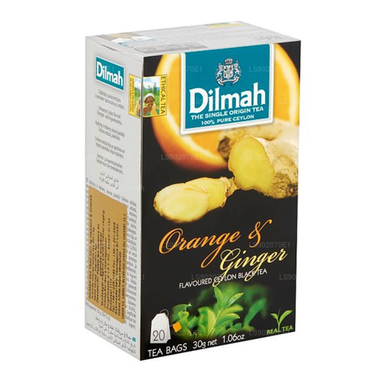 Dilmah Portakal ve Zencefil Aromalı Çay (30g) 20 Çay Poşeti
