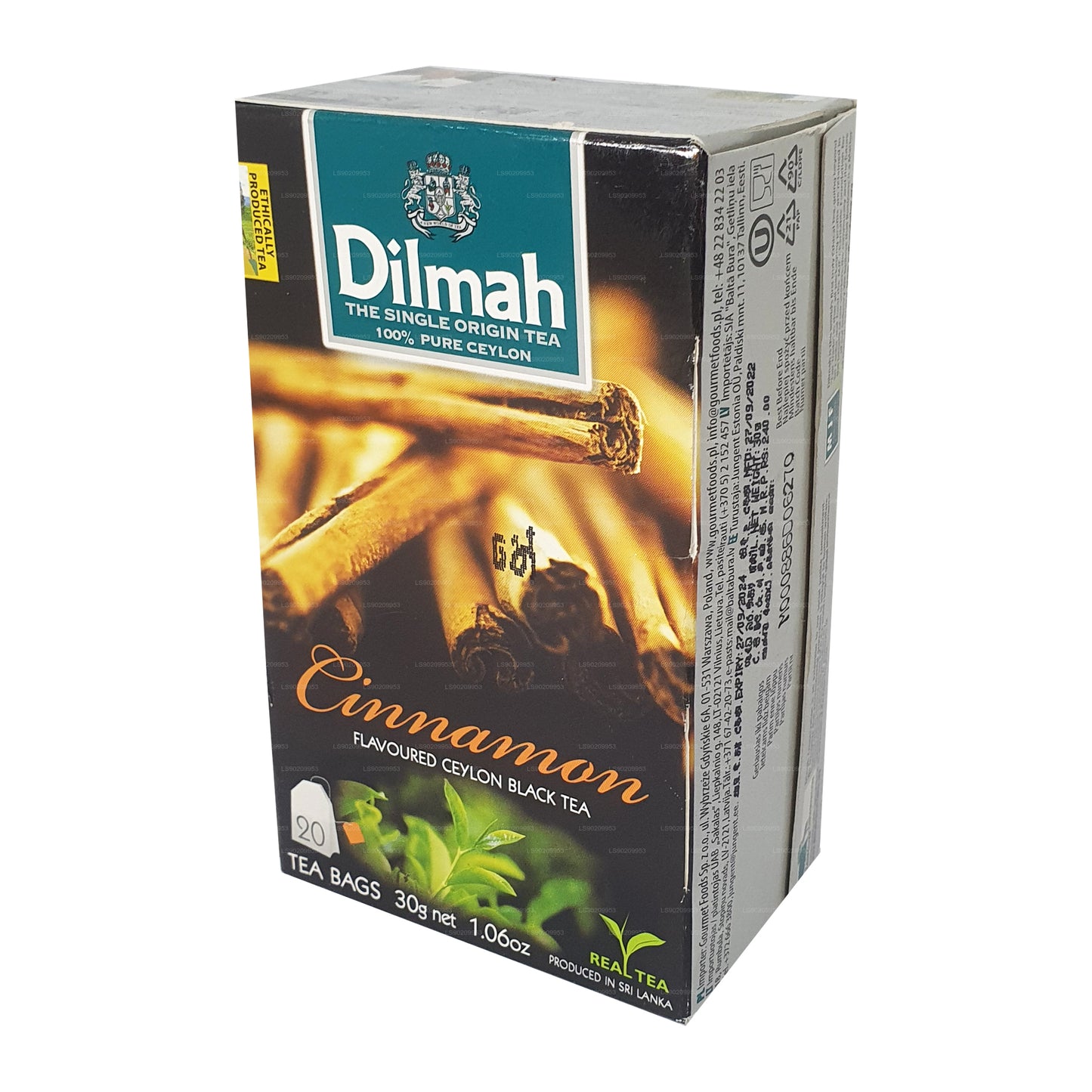 Dilmah Karamel Aromalı Çay (40g) 20 Çay Poşeti