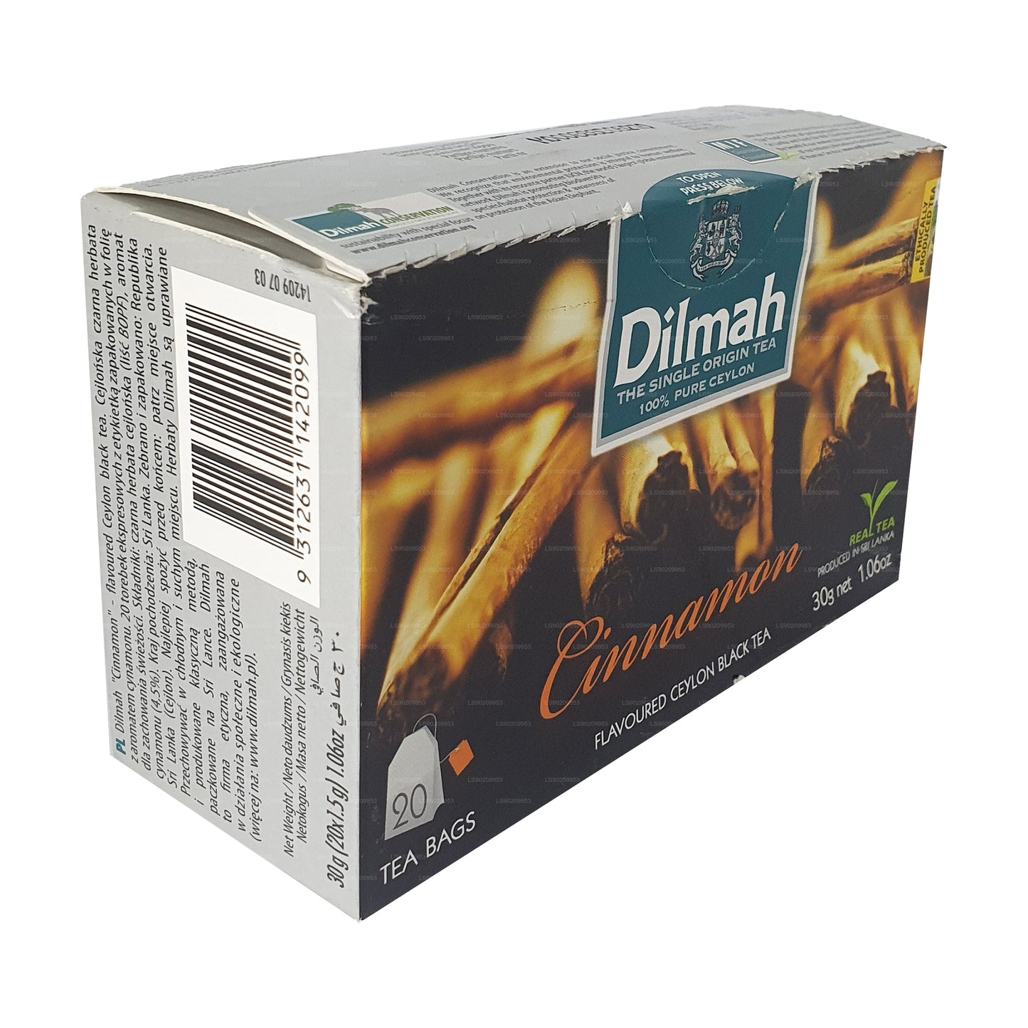 Dilmah Karamel Aromalı Çay (40g) 20 Çay Poşeti