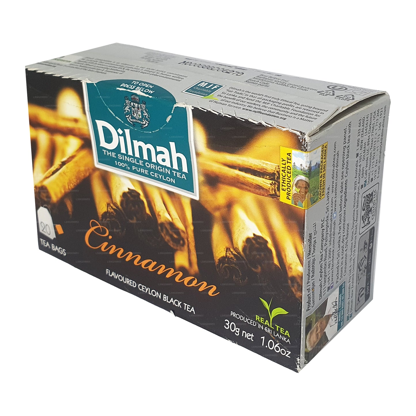 Dilmah Karamel Aromalı Çay (40g) 20 Çay Poşeti