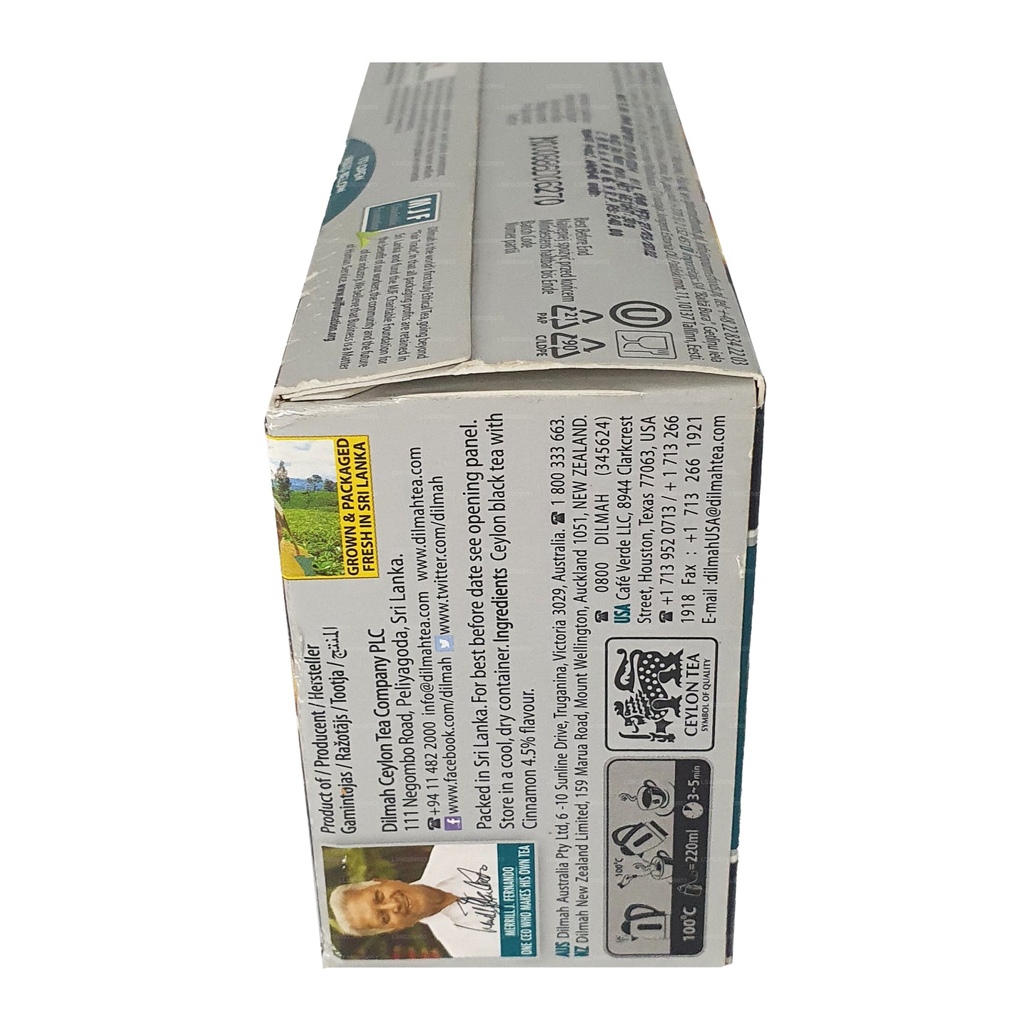 Dilmah Karamel Aromalı Çay (40g) 20 Çay Poşeti
