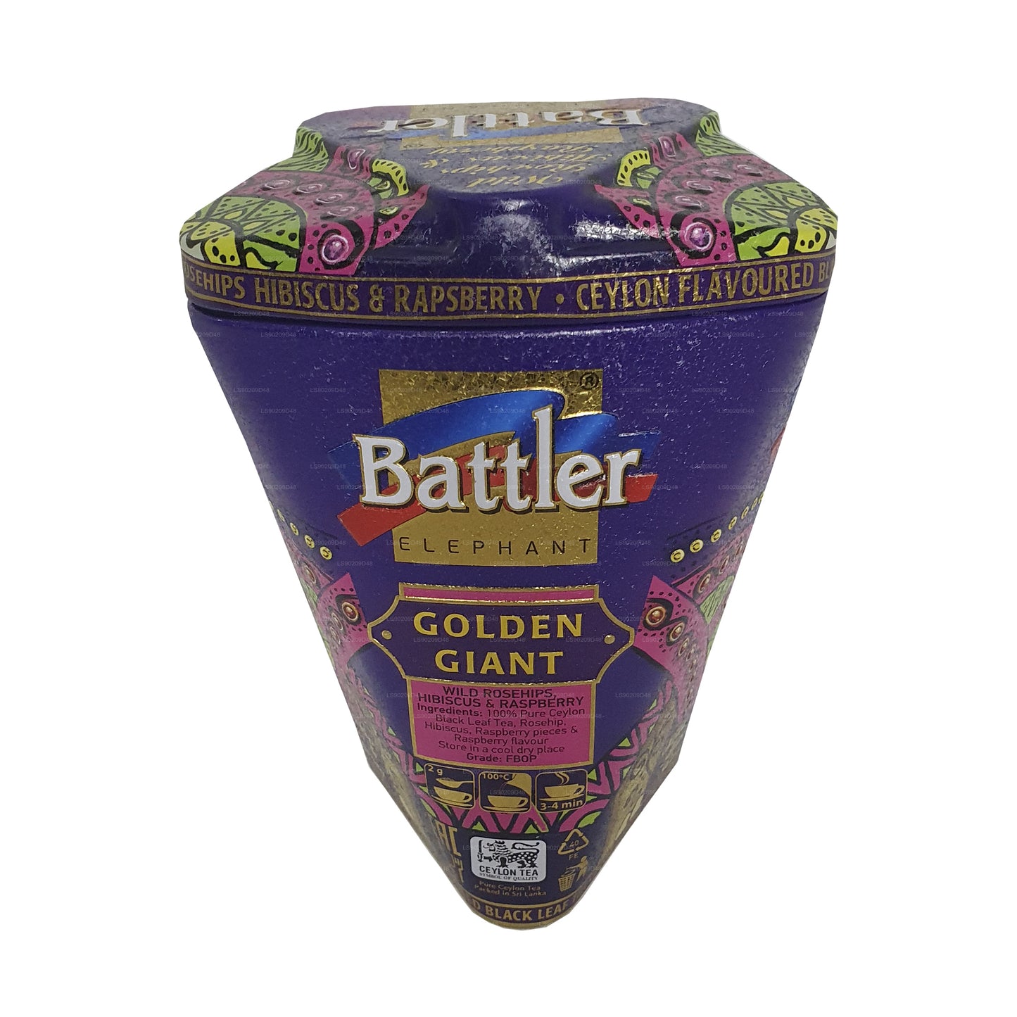Battler Golden Giant Yabani Kuşburnu, Ebegümeci ve Ahududu (100g) Caddy