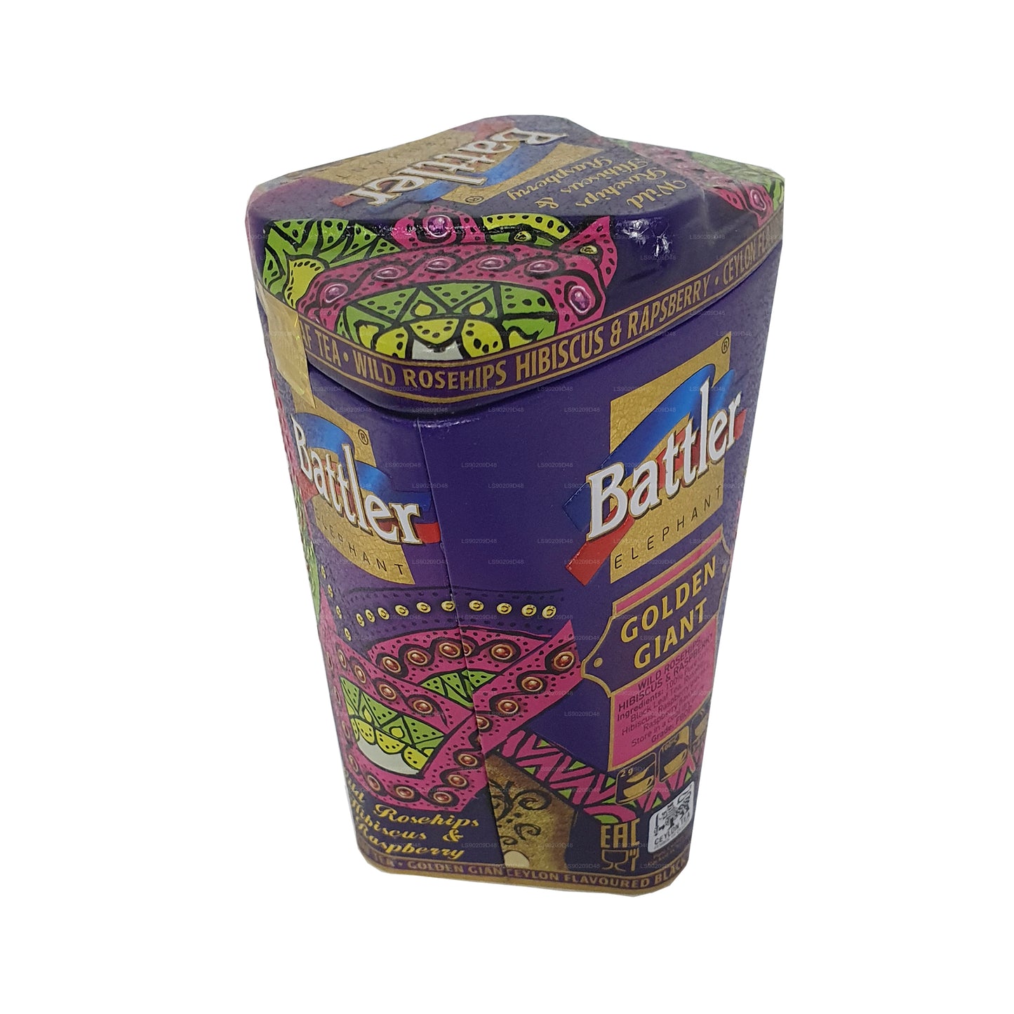 Battler Golden Giant Yabani Kuşburnu, Ebegümeci ve Ahududu (100g) Caddy
