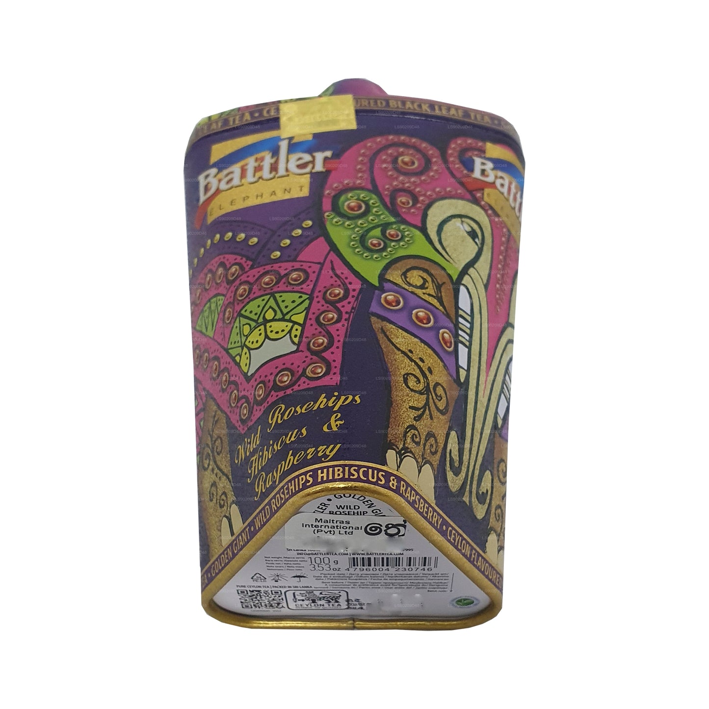 Battler Golden Giant Yabani Kuşburnu, Ebegümeci ve Ahududu (100g) Caddy