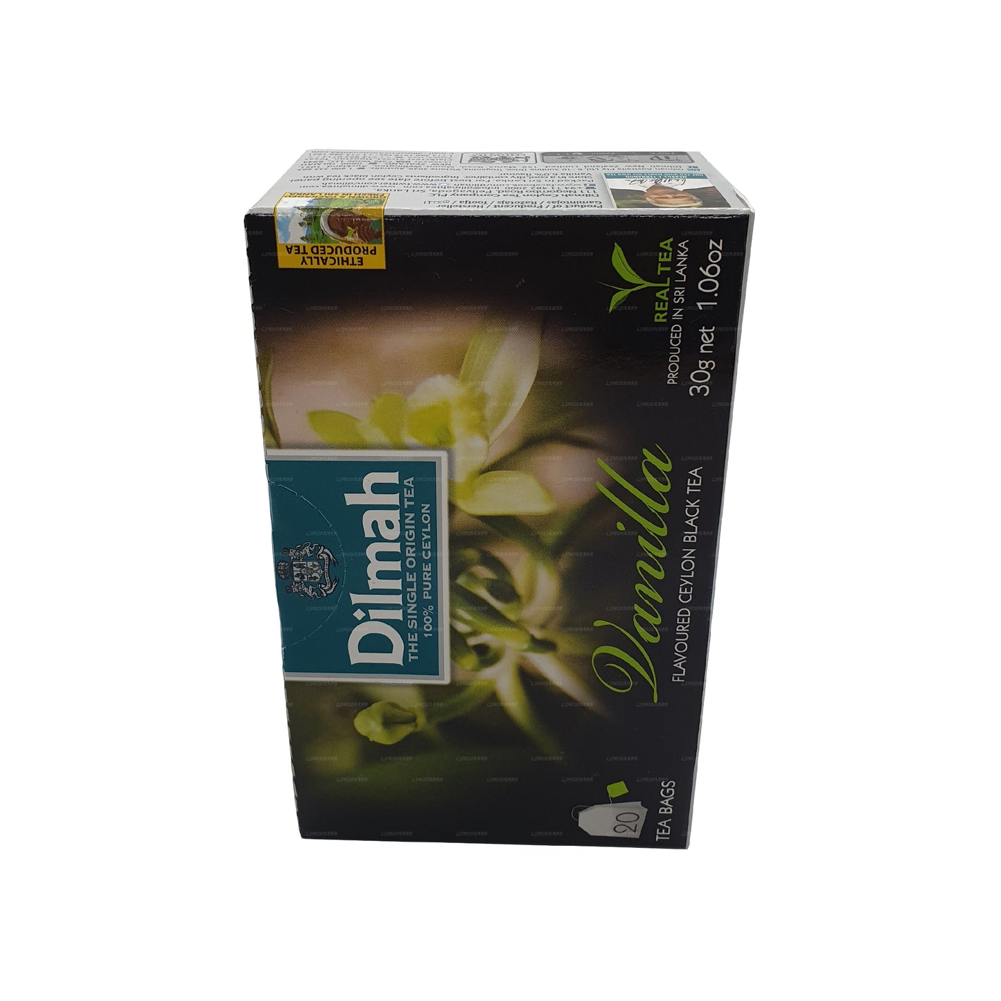Dilmah Vanilya Aromalı Çay (40g) 20 Çay Poşeti