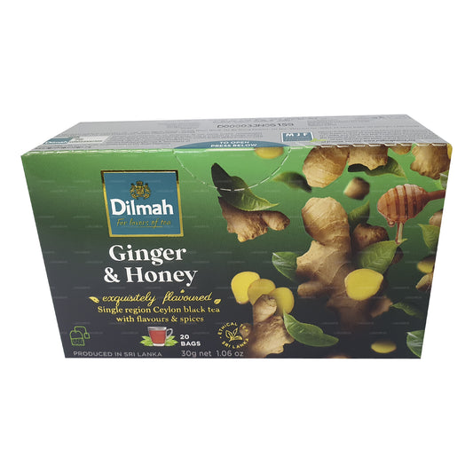 Dilmah Zencefil ve Bal Aromalı Çay (30g) 20 Çay Poşeti