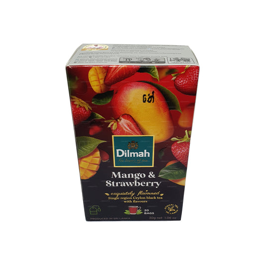 Dilmah Mango ve Çilek Aromalı Çay (30g) 20 Poşet Çay