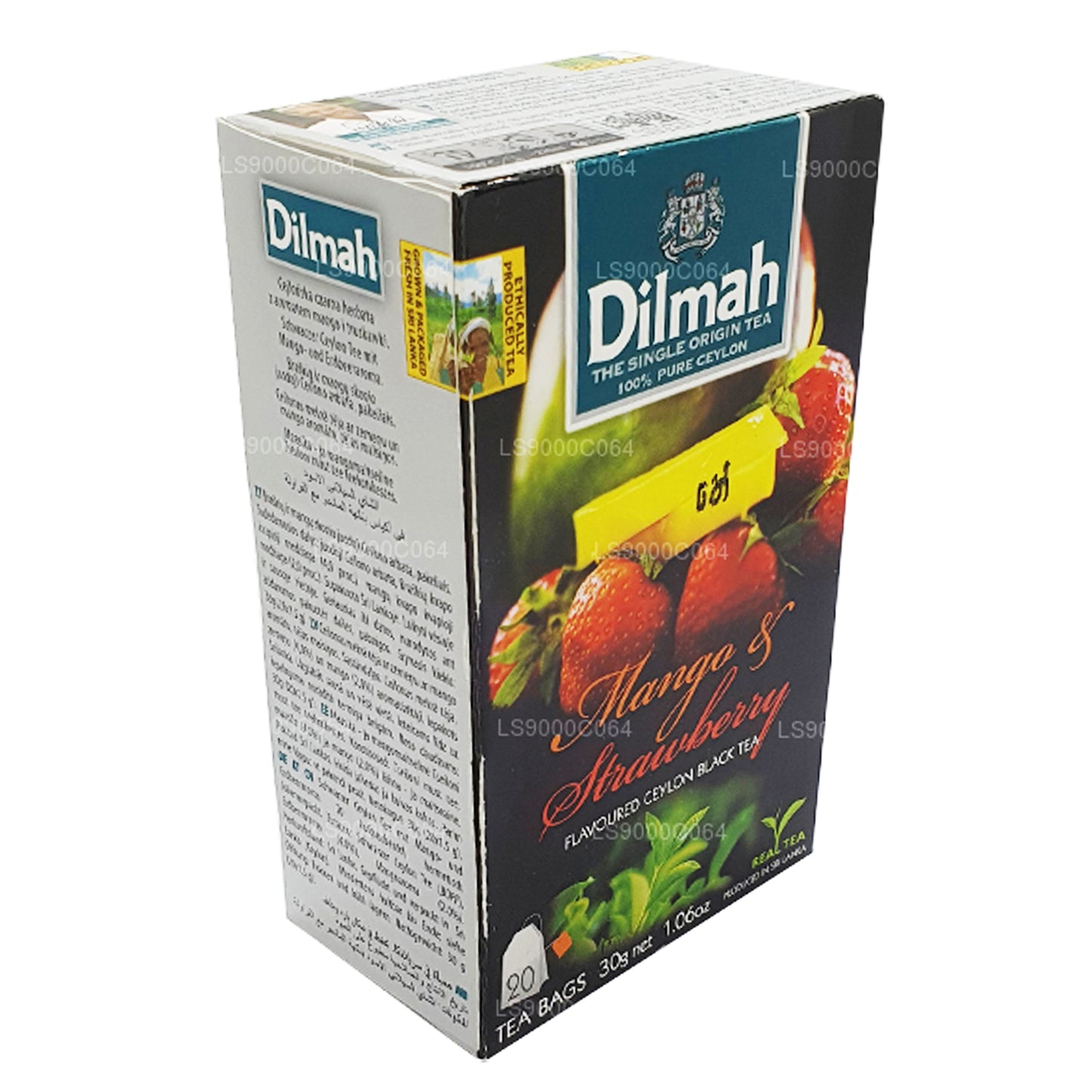 Dilmah Mango ve Çilek Aromalı Çay (30g) 20 Poşet Çay