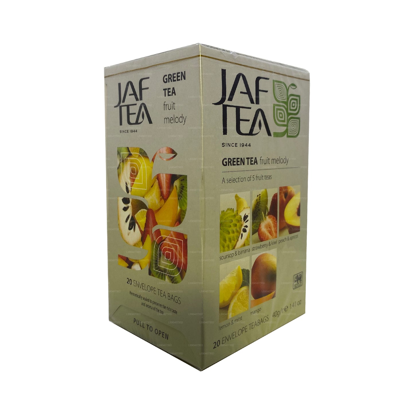 Jaf Tea Pure Green Collection Yeşil Çay Meyve Melodisi (40g) 20 Çay Poşeti